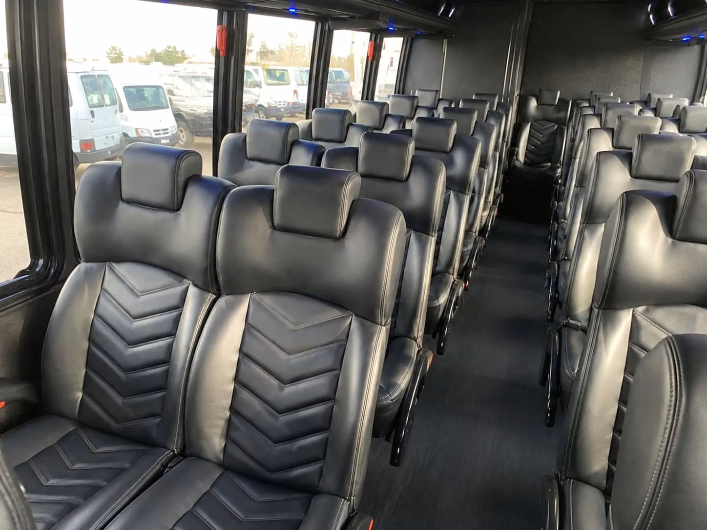 15 passenger minibus inside
