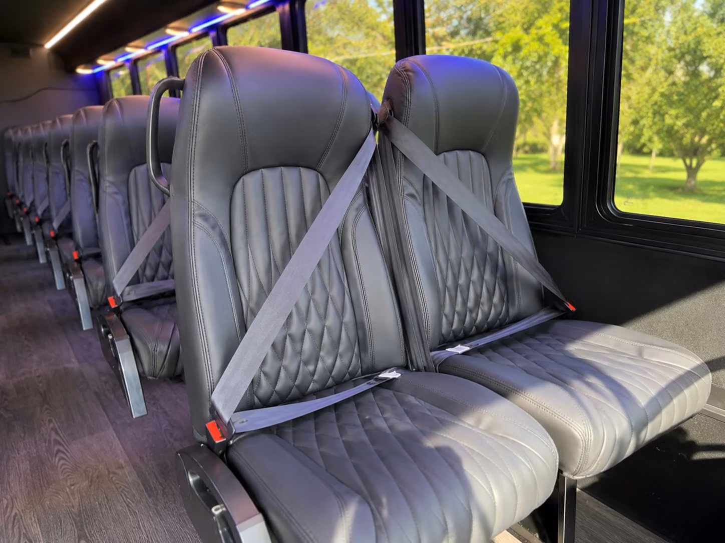 18 passenger minibus inside