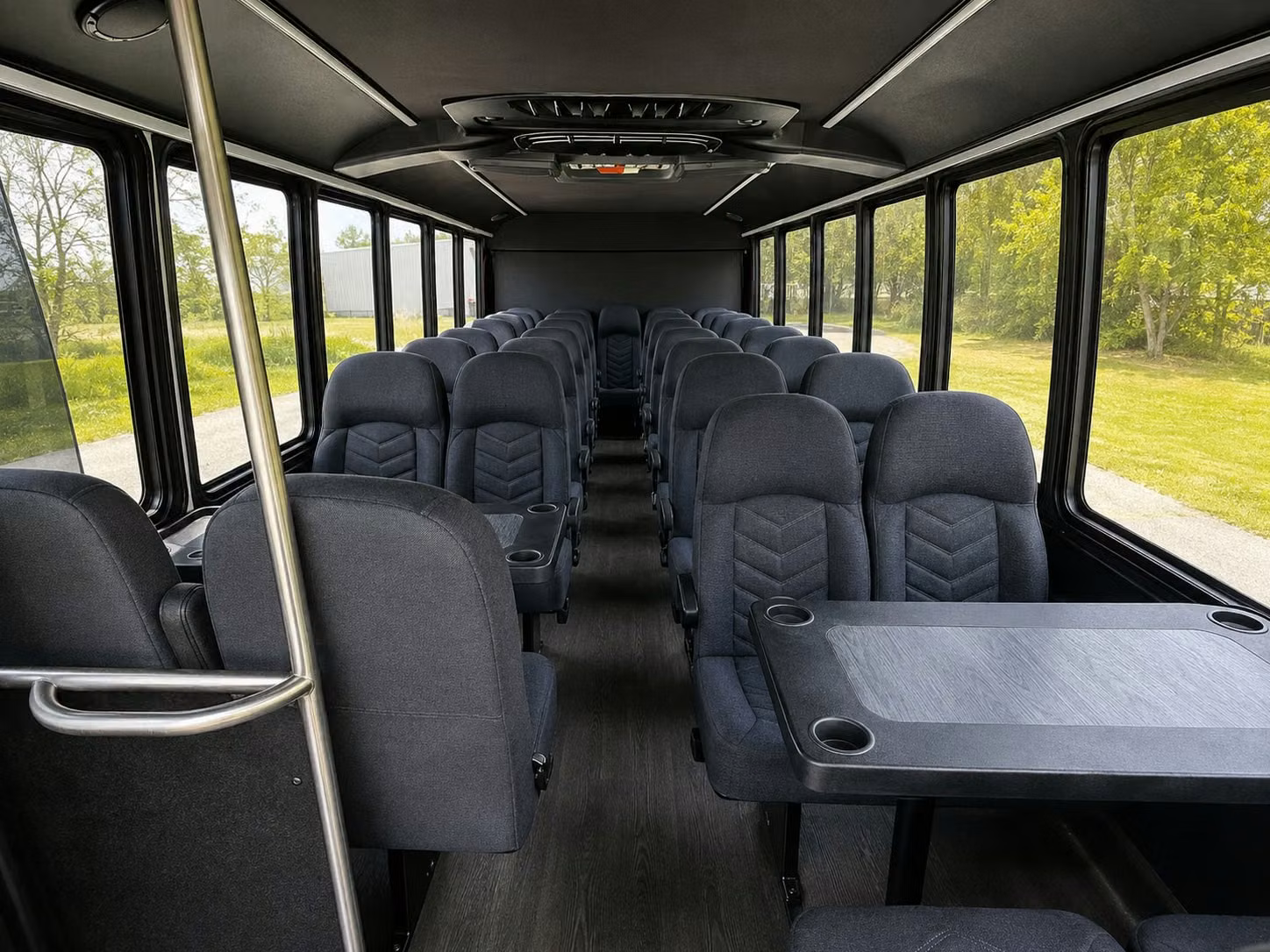 18 passenger minibus interior