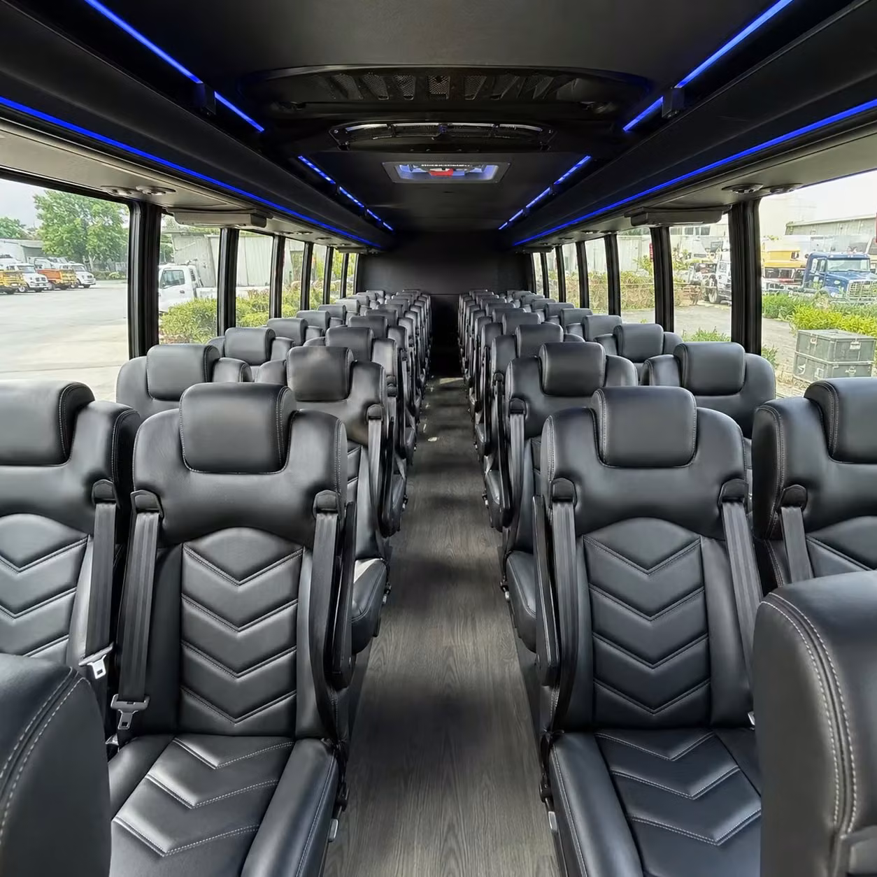 25 passenger minibus inside