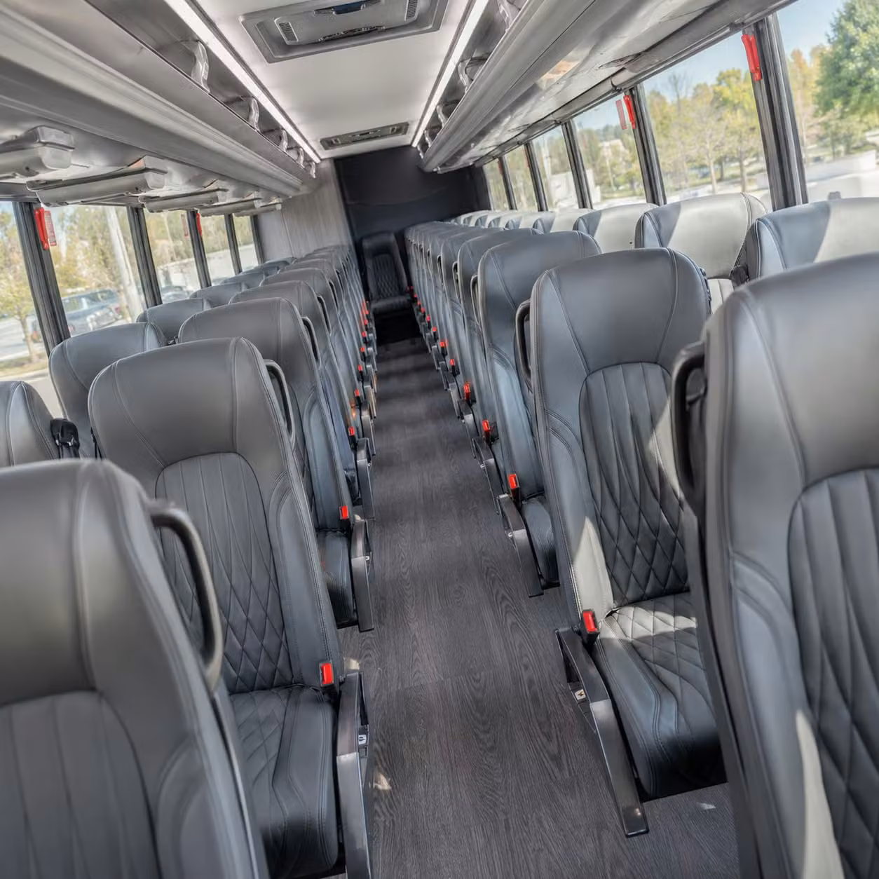 35 passenger minibus inside