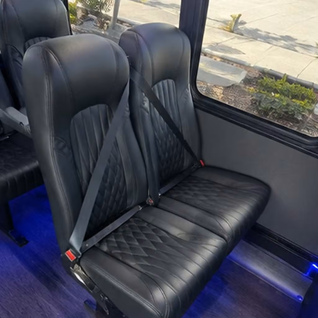 35 passenger minibus interior