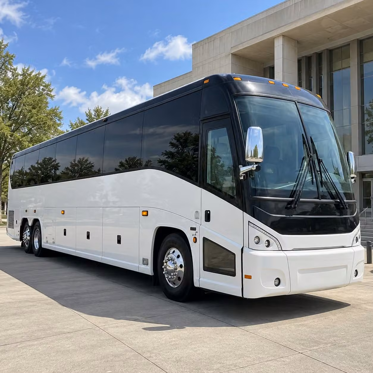 charter buses in irvine for large prom groups heading out together