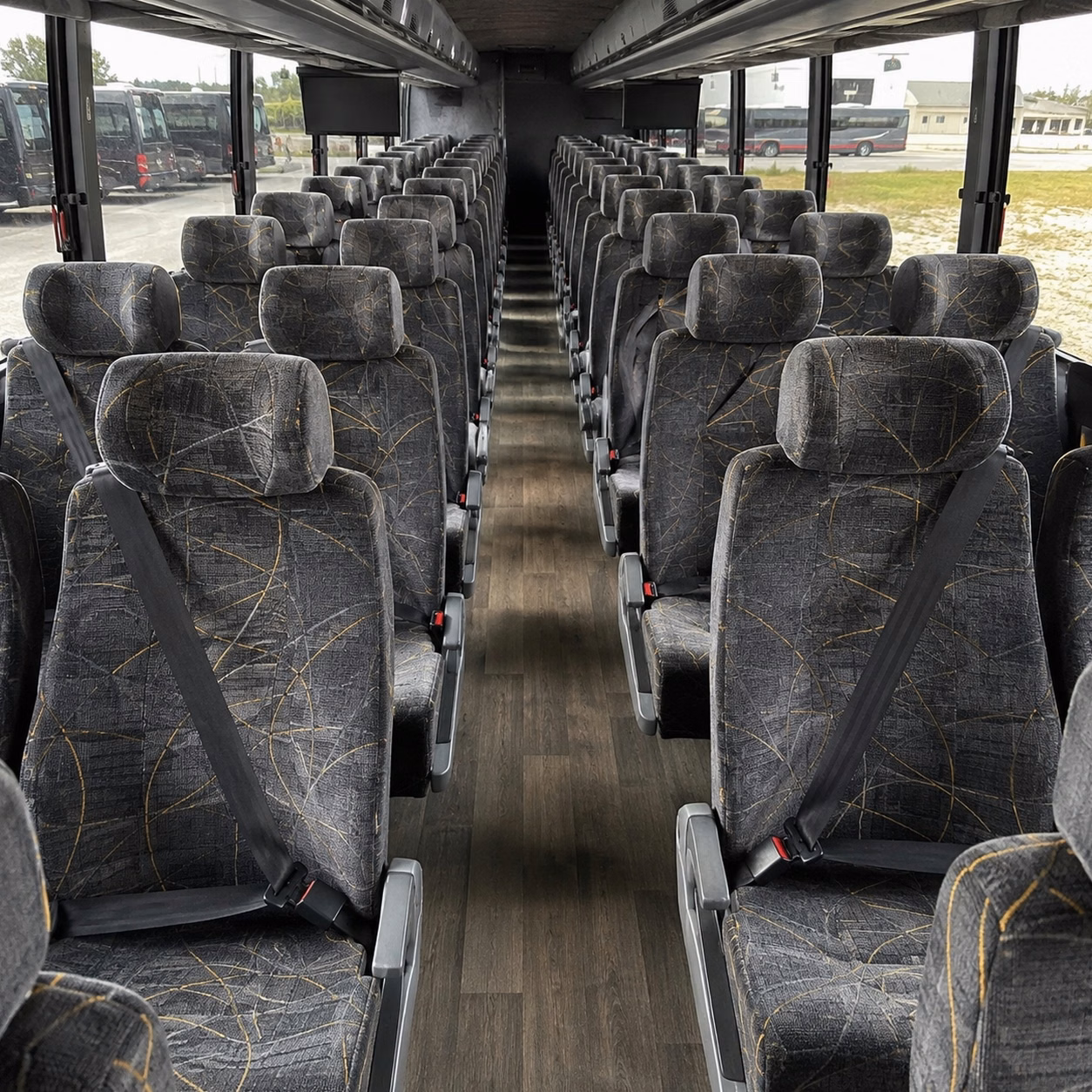 irvine charter bus interior