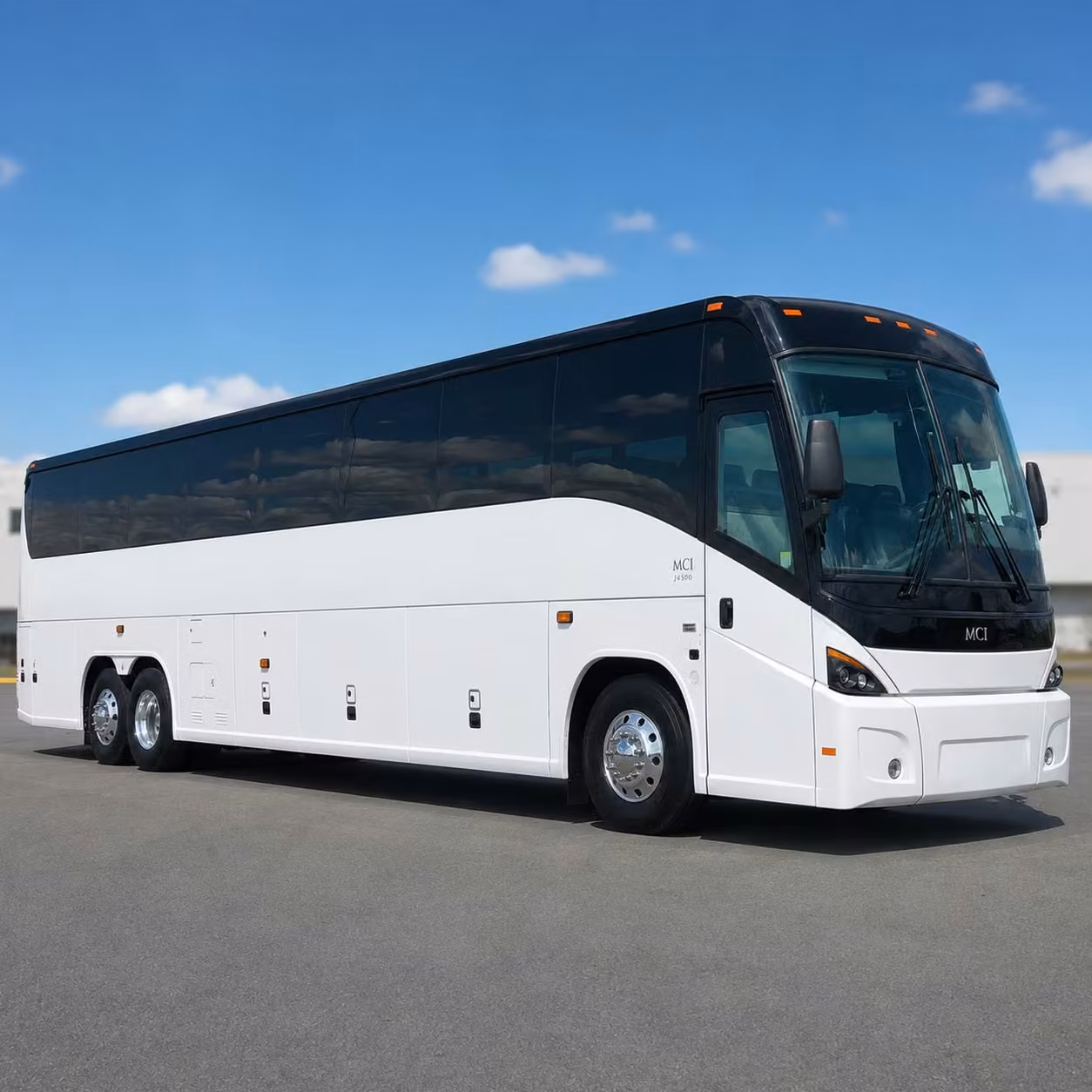 irvine charter bus rental exterior