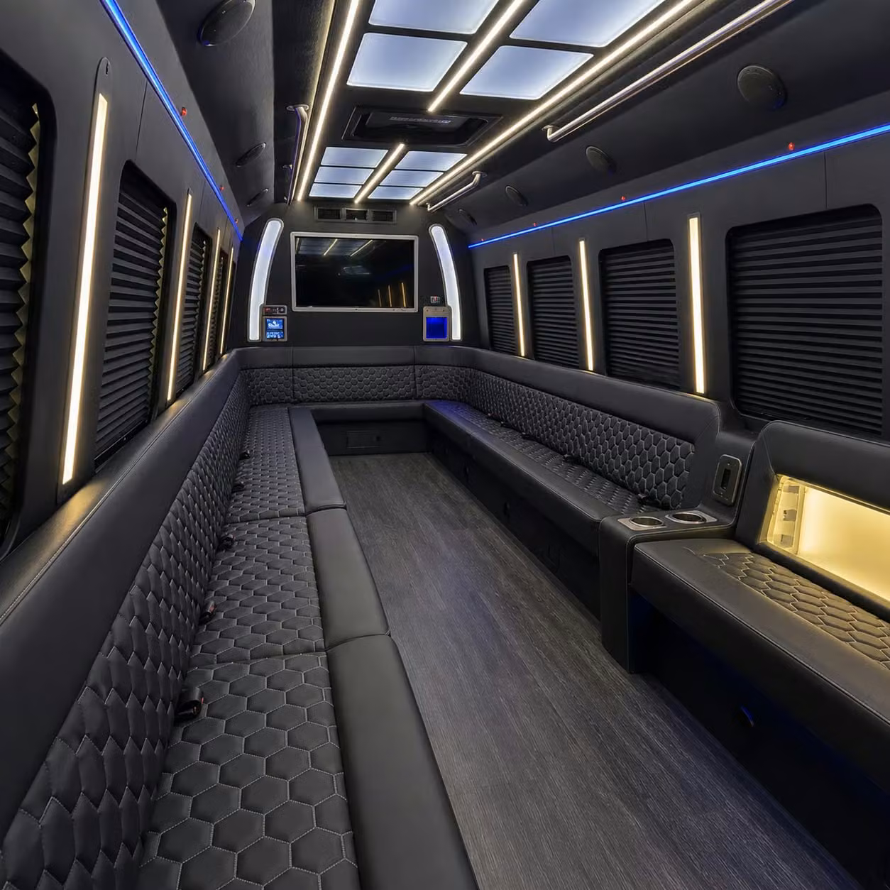 party bus interior